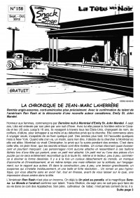 La chronique de JeanMarc Laherrère Revue La tête en noir 158