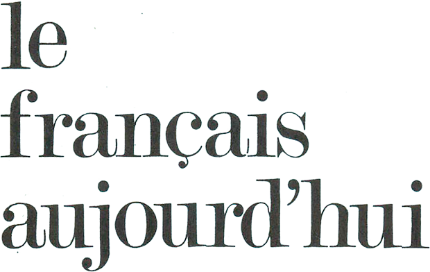 revue le français aujourd'hui