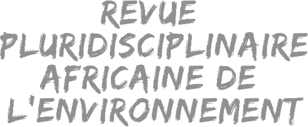 revue revue pluridisciplinaire  africaine de l'environnement